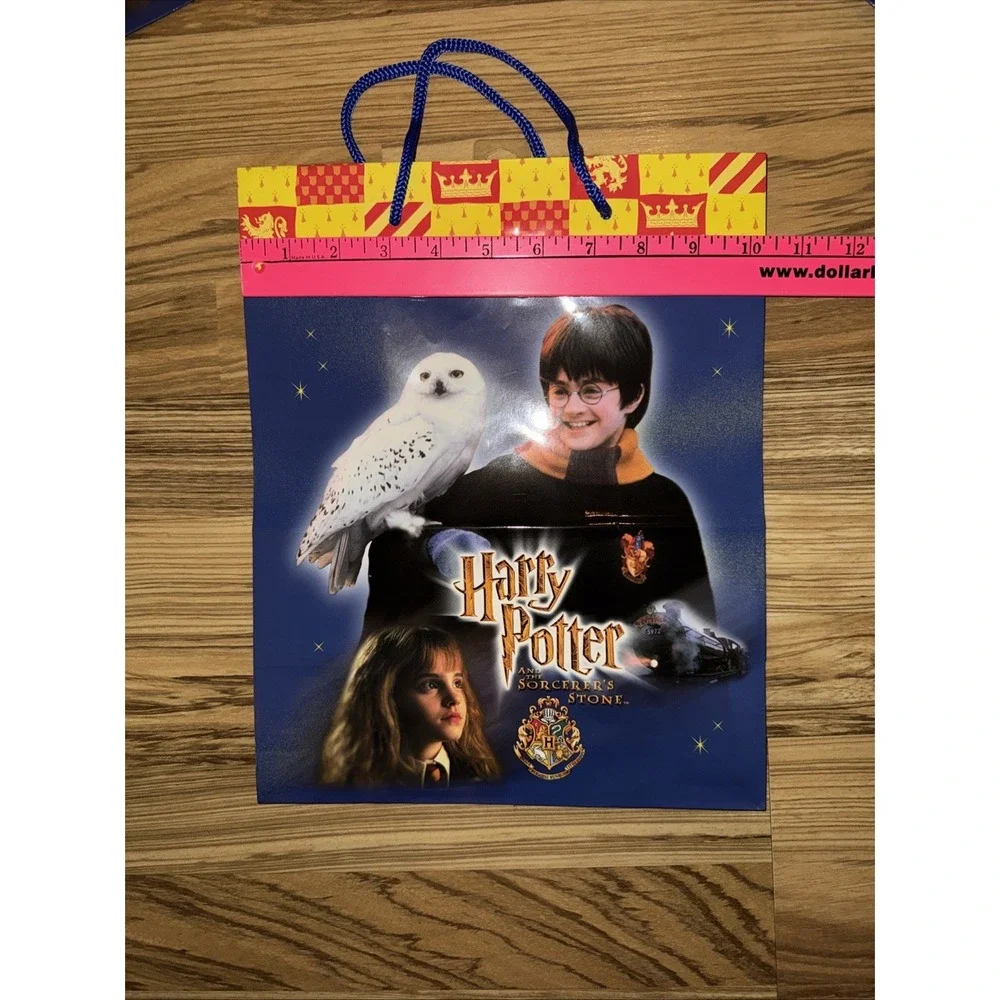 4 Vintage 2001 Harry Potter And The Sorcerer's Stone Gift Bag Hallmark Hermione